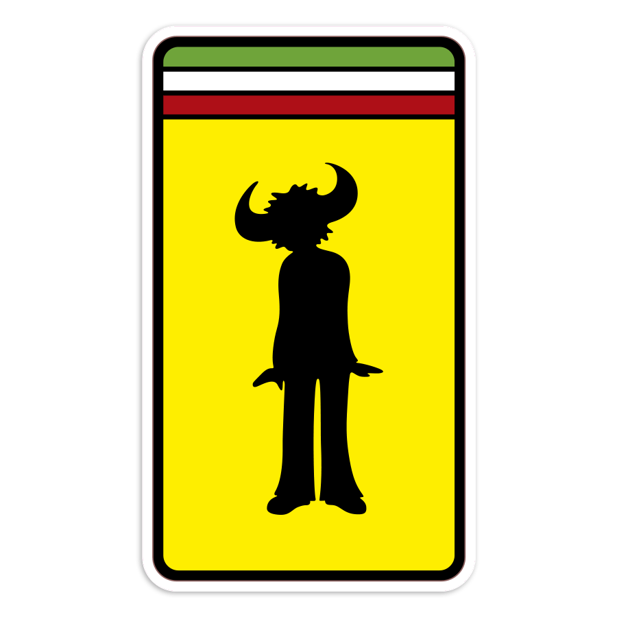 Autocollants: Embl&egrave;me Jamiroquai en Silhouette avec Cornes