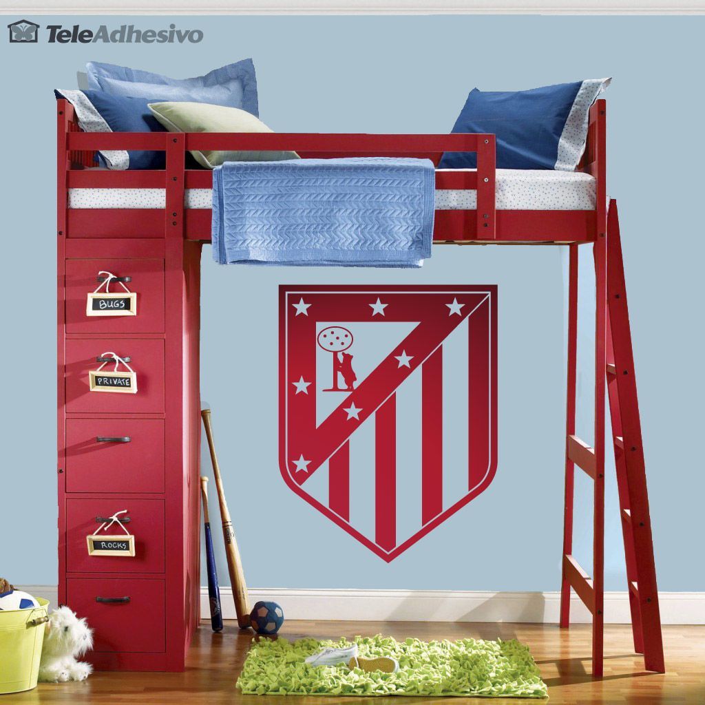 Stickers muraux: Écusson Atlético de Madrid