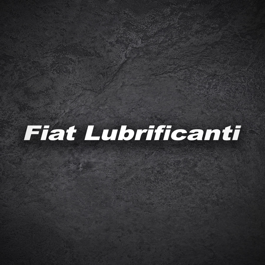 Autocollants: Lettrage Fiat Lubrificanti