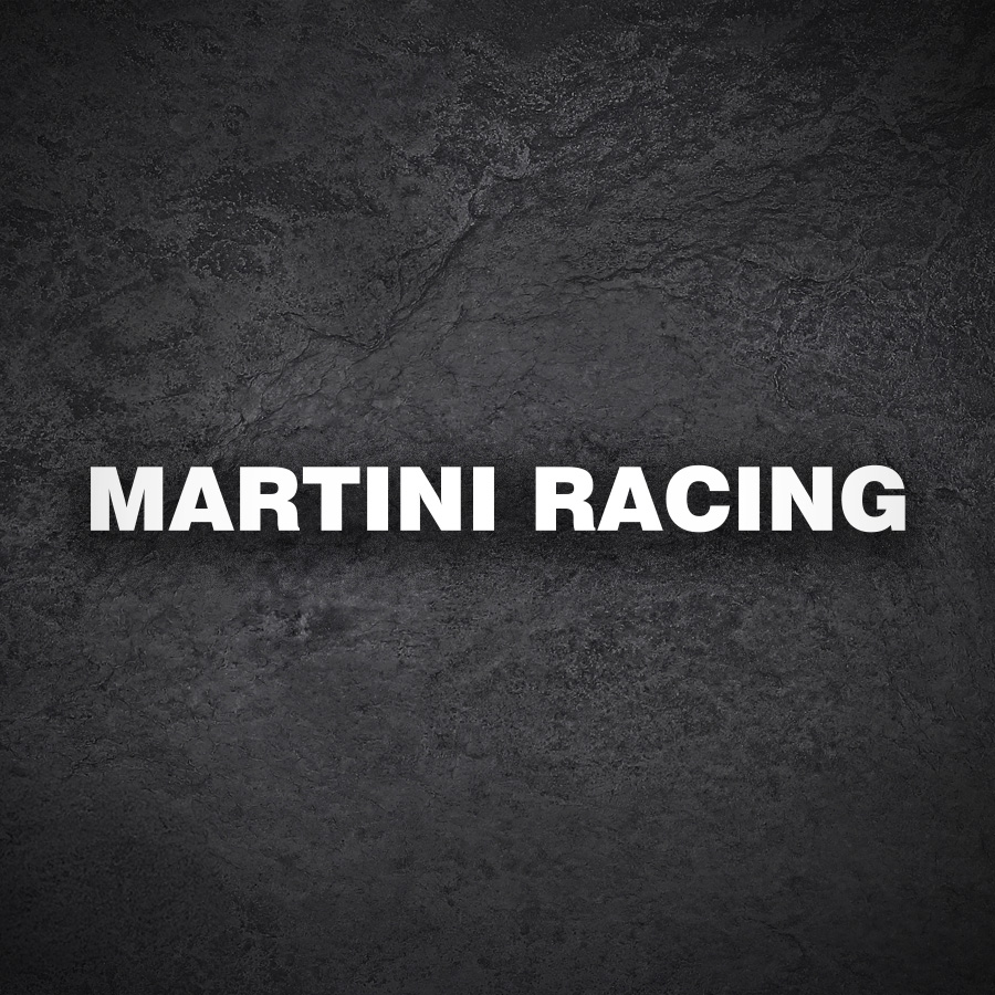 Autocollants: Texte Martini Racing