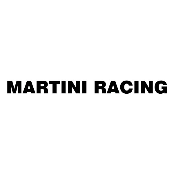 Autocollants: Texte Martini Racing