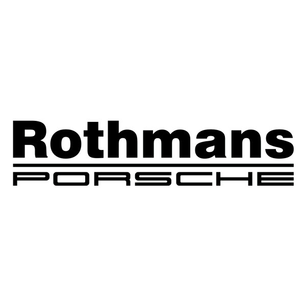 Autocollants: Rothmans Porsche