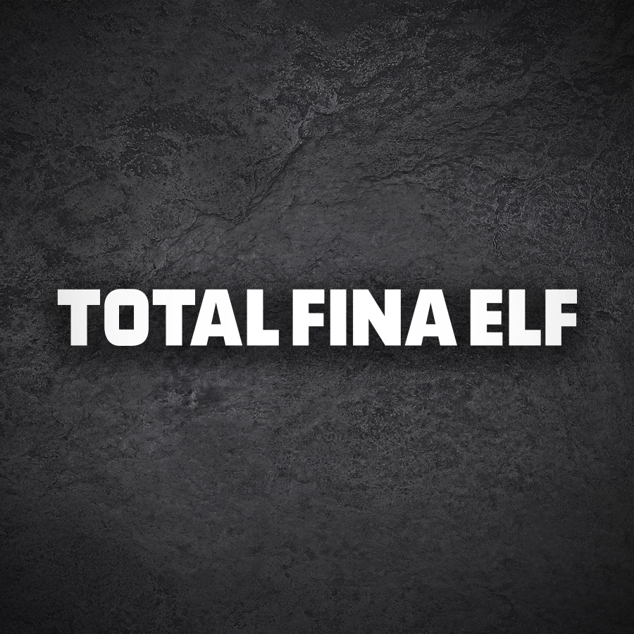 Autocollants: Logotype Total Fina Elf