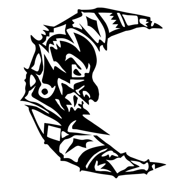 Autocollants: Lune Valentino Rossi The Doctor