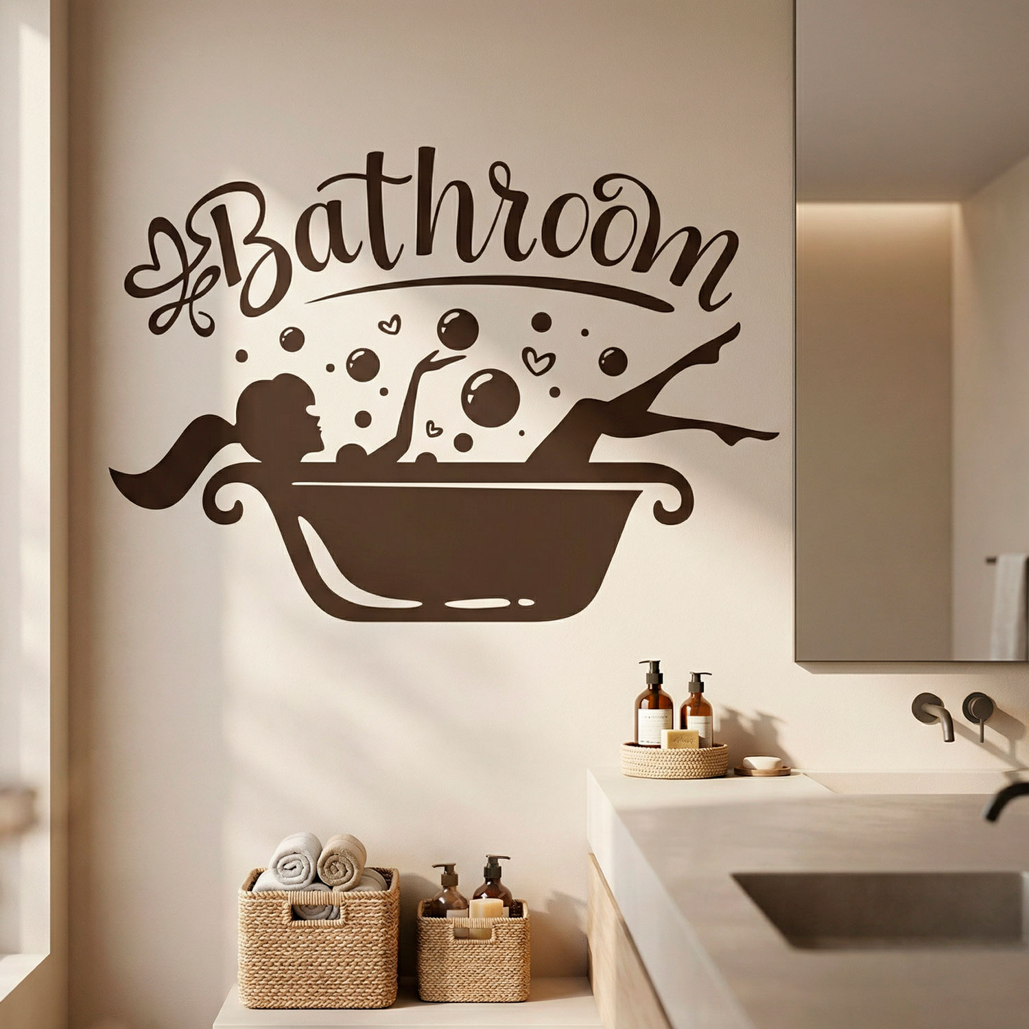 Stickers muraux: Salle de Bain Relax