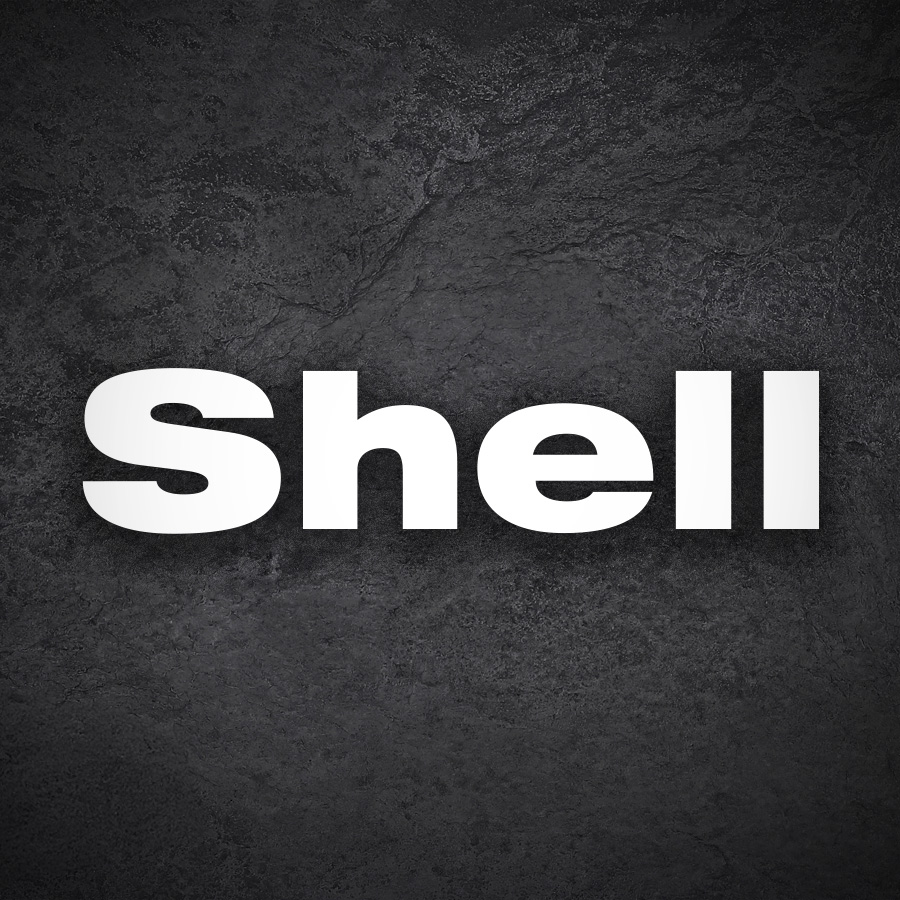 Autocollants: Lettres Shell