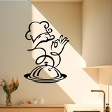 Sticker Muraux pour cuisine Chef de cuisine Delicatessen