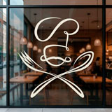 Stickers muraux: Chef cuill&egrave;re et une fourchette 11