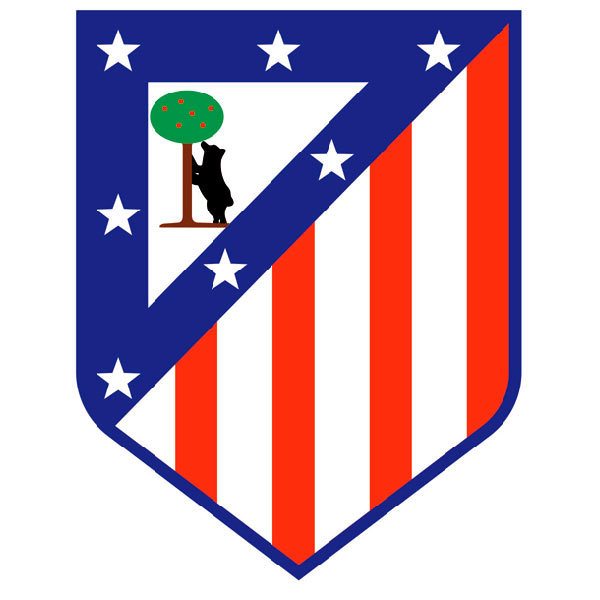 Stickers muraux: Écusson Atlético de Madrid couleur 