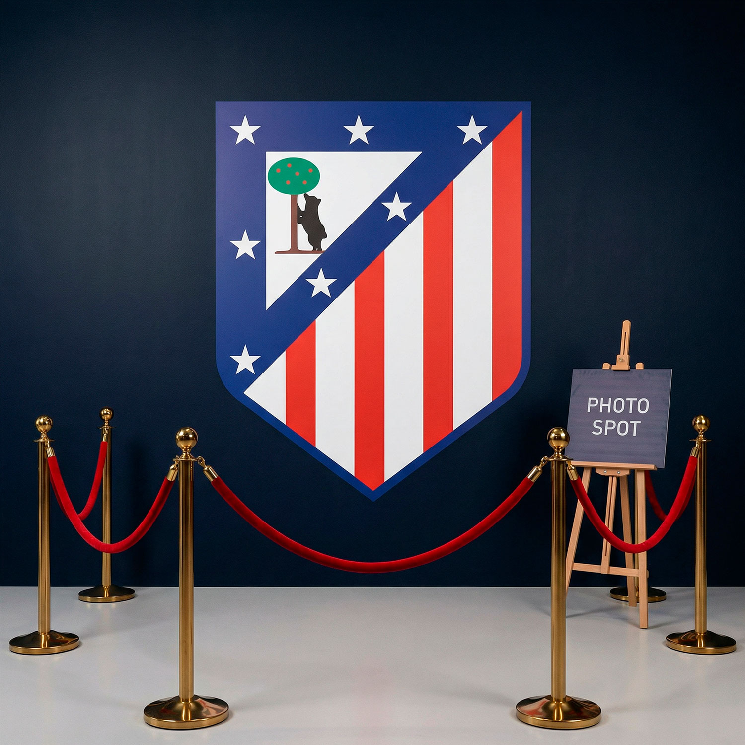 Stickers muraux: &Eacute;cusson Atl&eacute;tico de Madrid couleur 