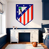 Stickers muraux: &Eacute;cusson Atl&eacute;tico de Madrid couleur  7