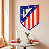 Stickers muraux: &Eacute;cusson Atl&eacute;tico de Madrid couleur  9