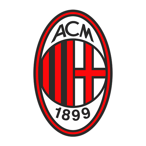 Stickers muraux: Écusson AC Milan