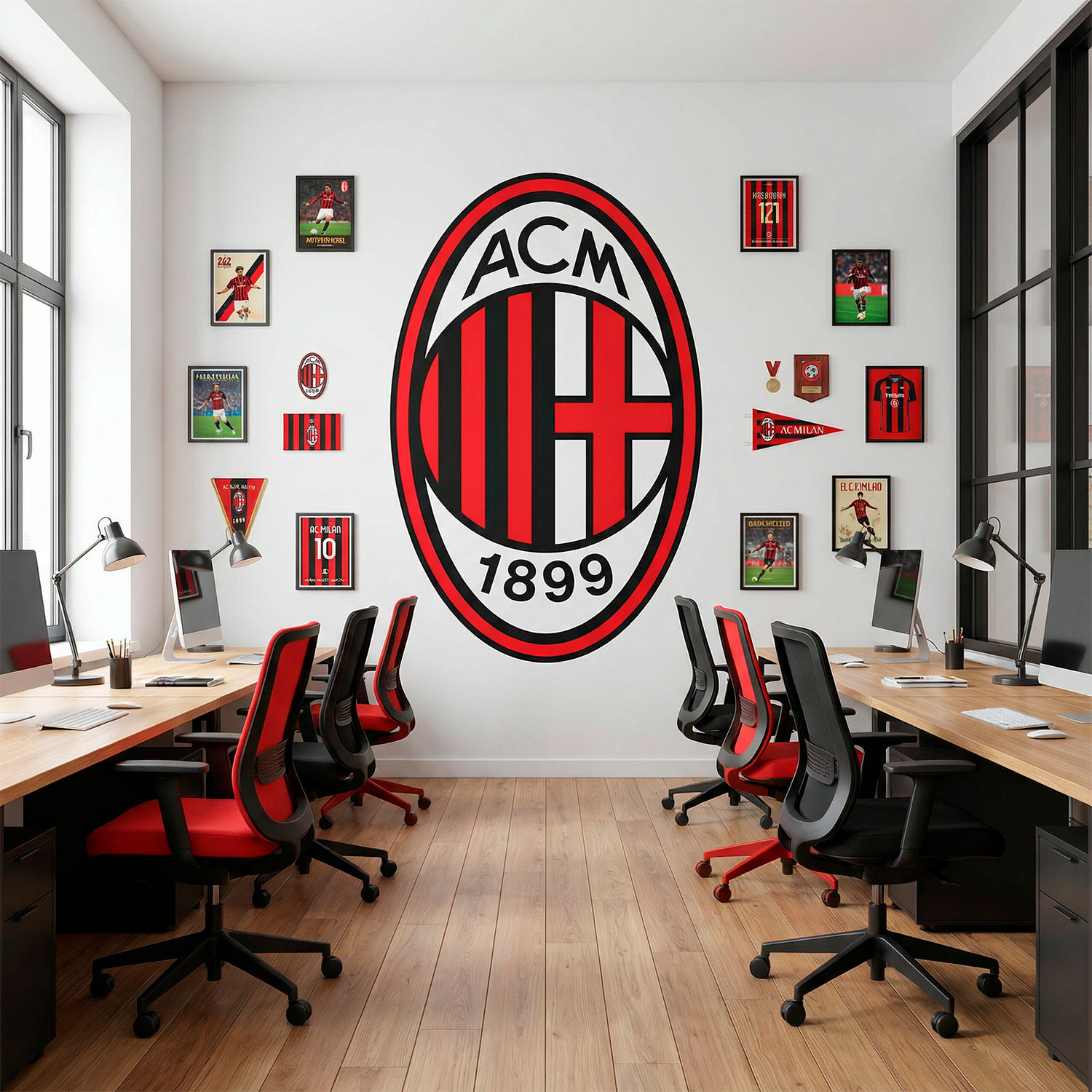 Stickers muraux: &Eacute;cusson AC Milan