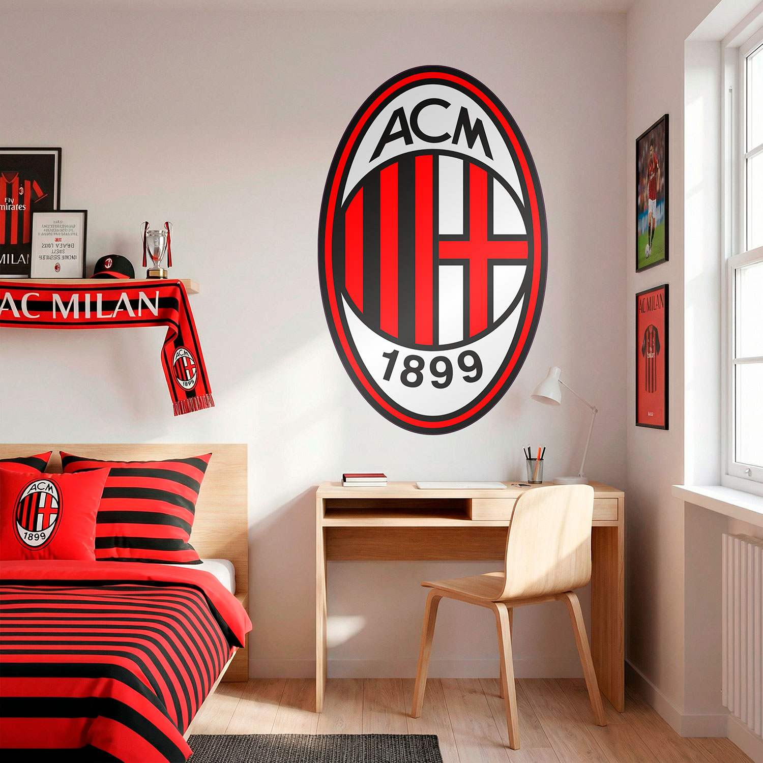Stickers muraux: &Eacute;cusson AC Milan