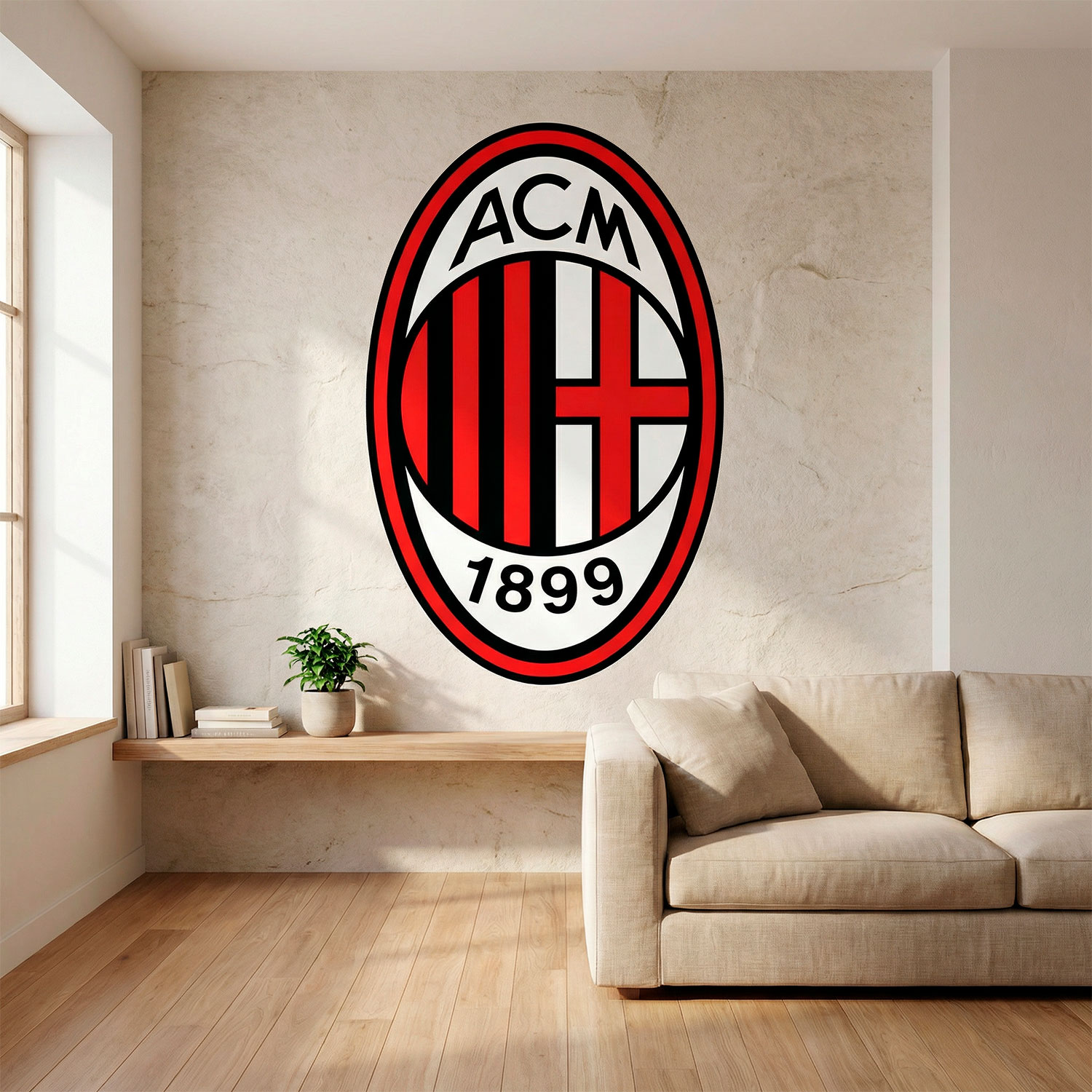 Stickers muraux: &Eacute;cusson AC Milan