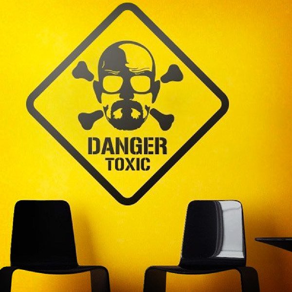 Stickers muraux: Heisenberg Danger Toxic
