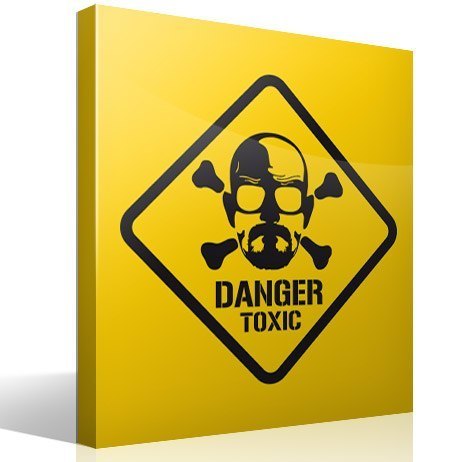 Stickers muraux: Heisenberg Danger Toxic