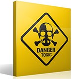 Stickers muraux: Heisenberg Danger Toxic 2