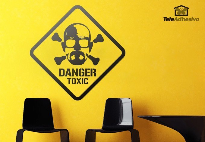 Stickers muraux: Heisenberg Danger Toxic