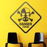 Stickers muraux: Heisenberg Danger Toxic 3