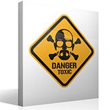 Stickers muraux: Heisenberg Danger Toxic Color 3