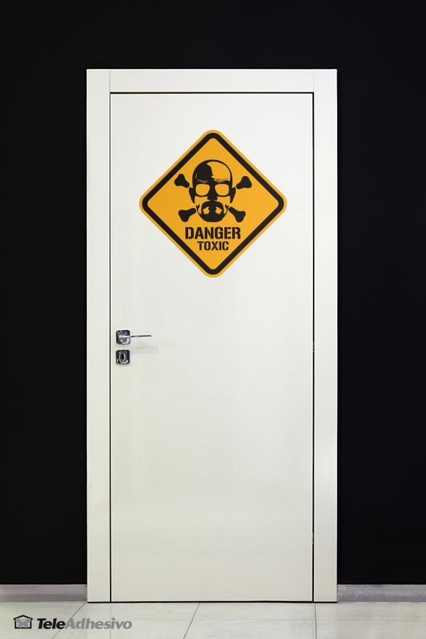 Stickers muraux: Heisenberg Danger Toxic Color