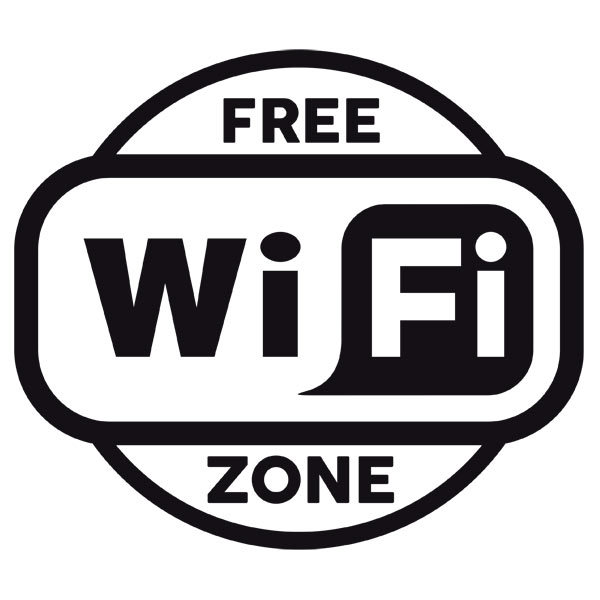 Stickers muraux: Zone Wifi gratuite