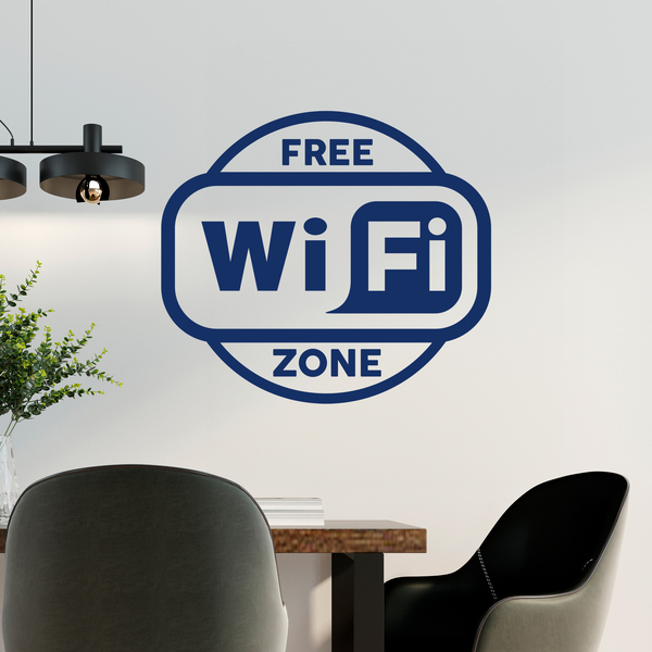 Stickers muraux: Zone Wifi gratuite