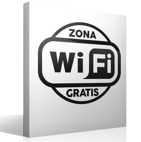 Stickers muraux: Zone Wifi gratuite