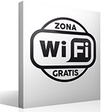 Stickers muraux: Zone Wifi gratuite 2