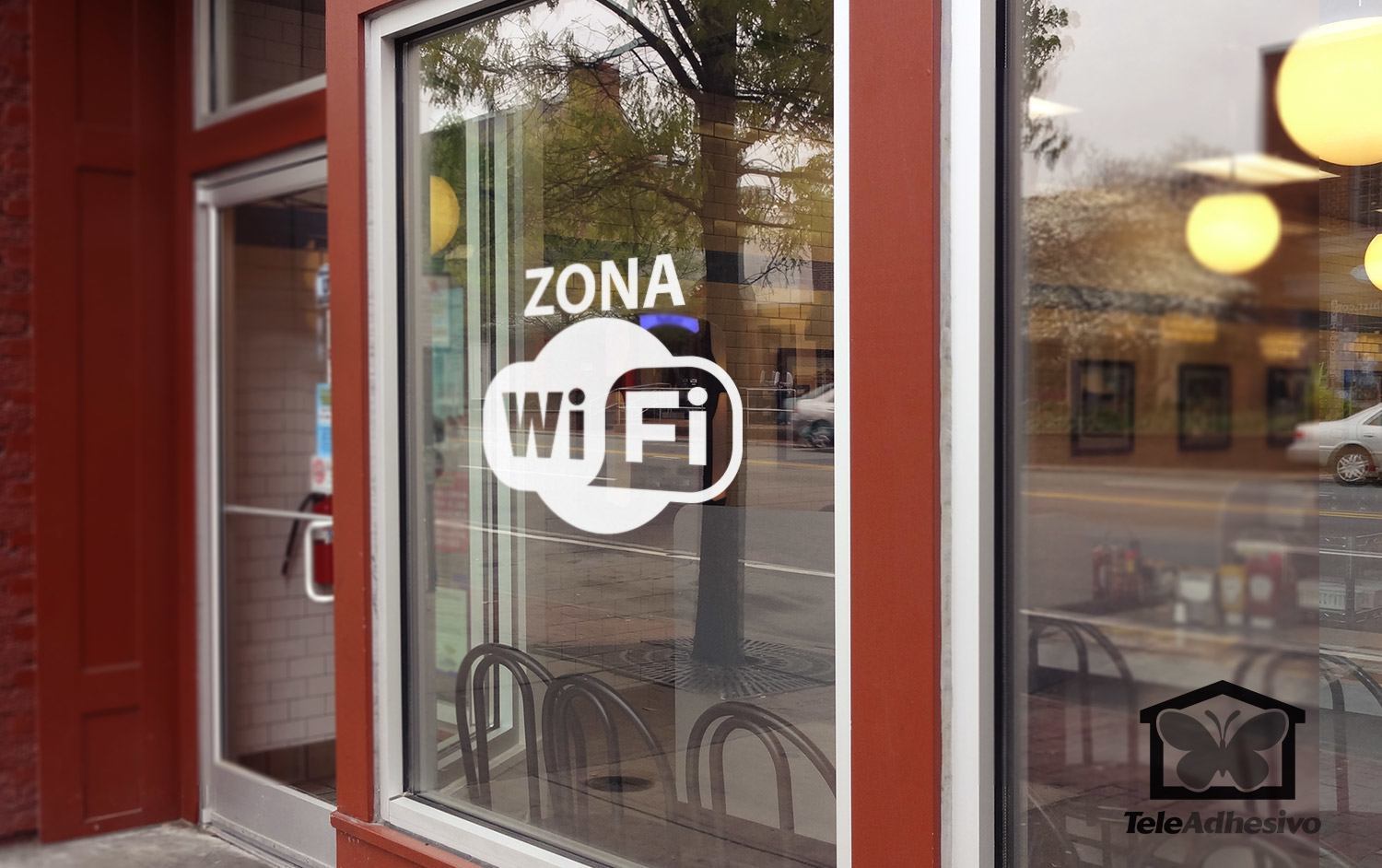 Stickers muraux: Zona Wifi