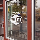 Stickers muraux: Zona Wifi 3