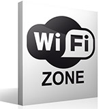 Stickers muraux: Wifi Zone 2