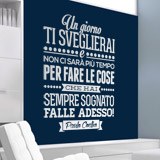 Stickers muraux: Un giorno ti sveglierai, Paulo Coelho 2