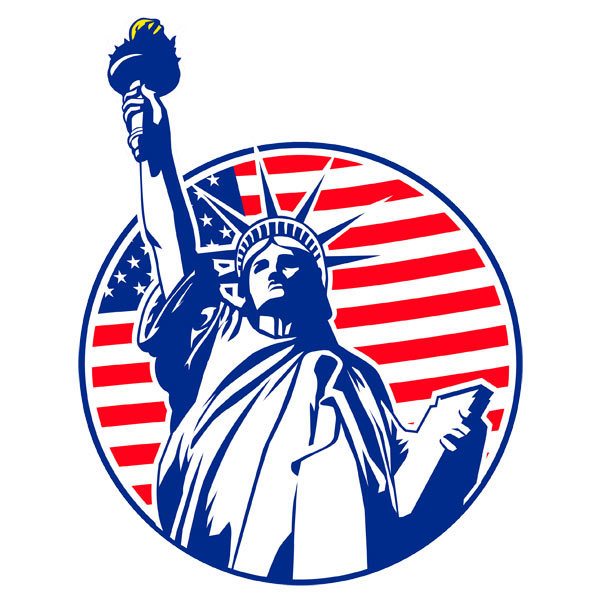 Stickers muraux: Statue de la Liberté