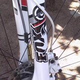 Autocollants: Set horquillas bicicleta BTT Fox Racing Shox 4