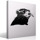 Stickers muraux: Banksy rat 3