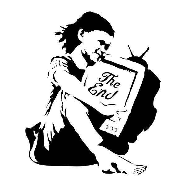 Stickers muraux: Banksy The End