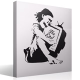 Stickers muraux: Banksy The End 3