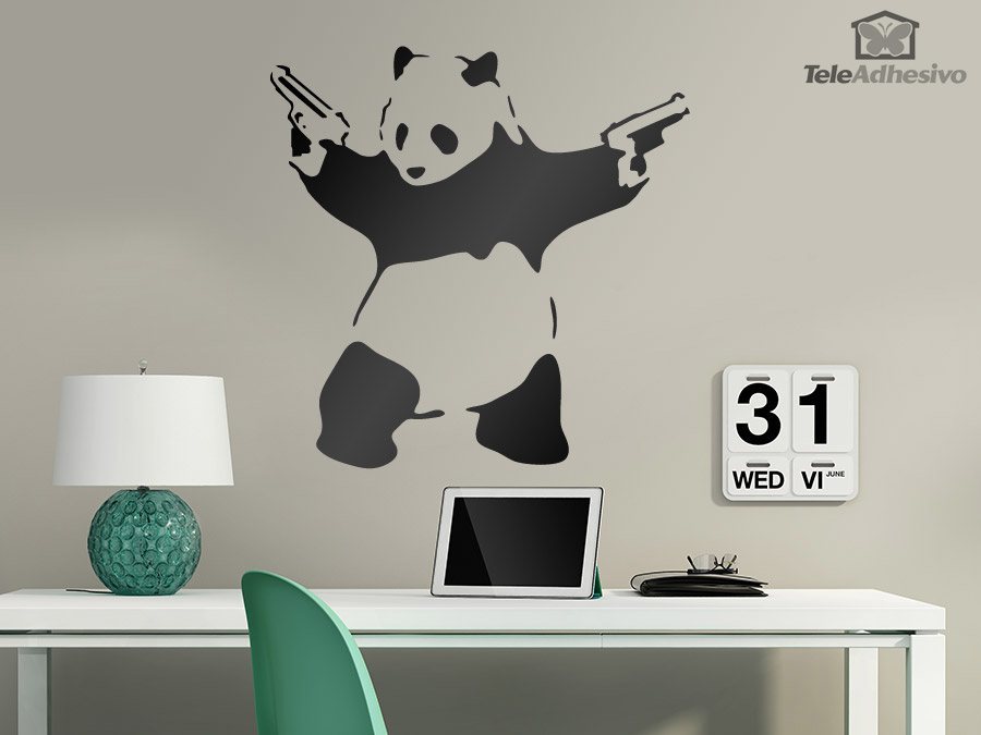 Stickers Panda , Ordinateur Portable