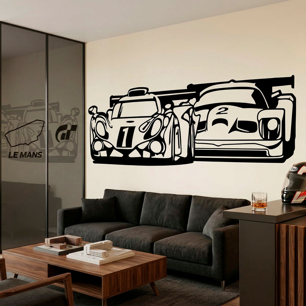 Stickers muraux: Voitures de Courses