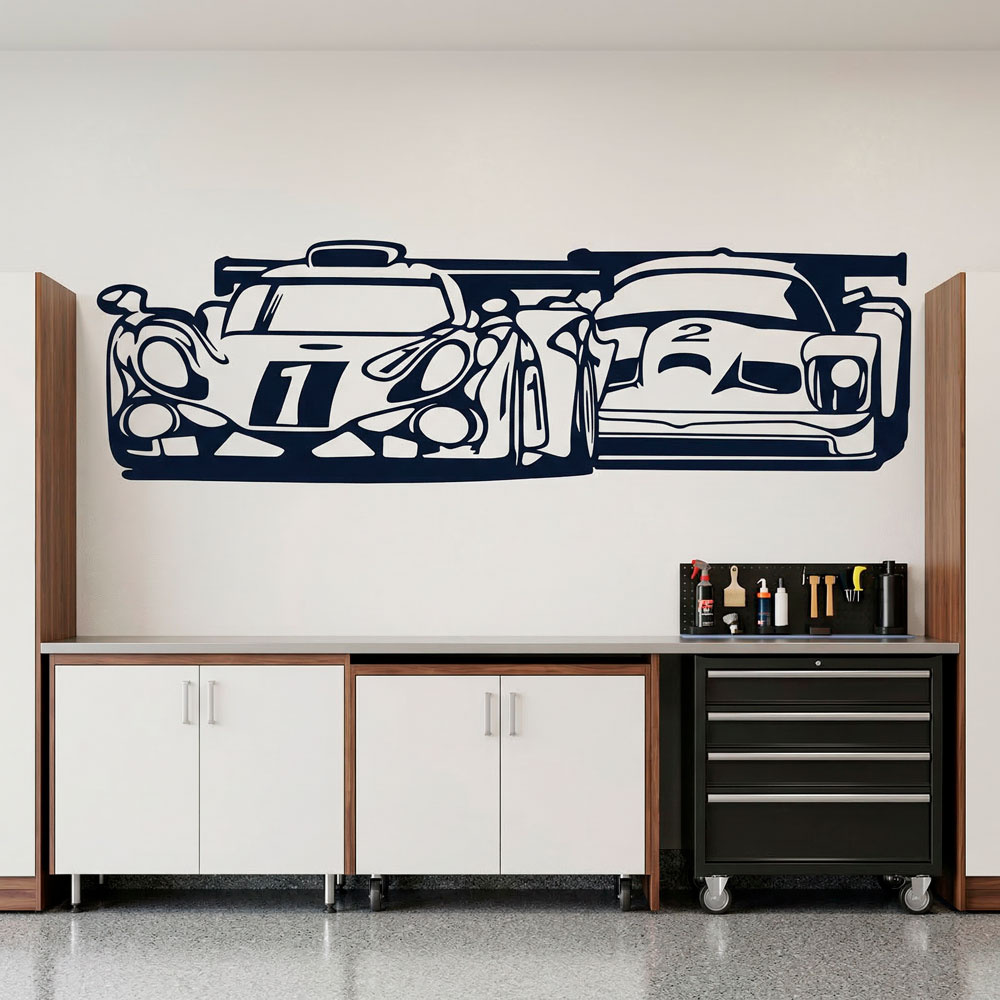 Stickers muraux: Voitures de Courses
