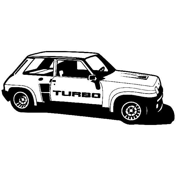 Stickers muraux: Renault 5 Turbo Cup