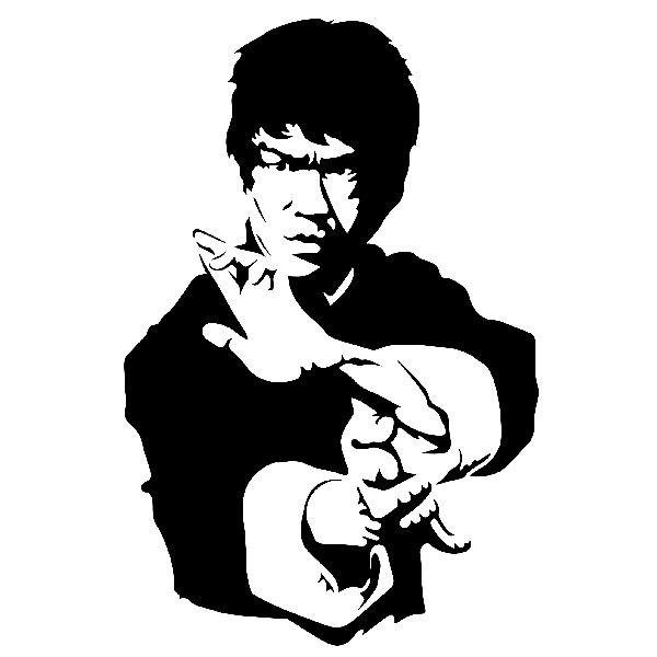 Stickers muraux: Maître Bruce Lee