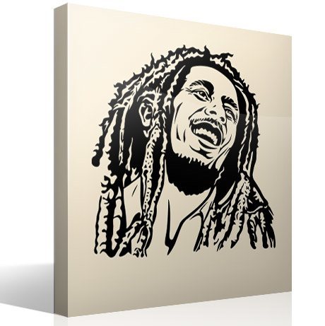 Stickers muraux: Bob Marley sourire