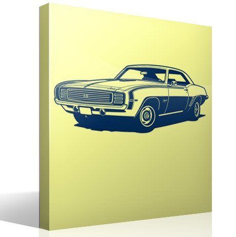 Stickers muraux: Chevrolet Camaro 1969 ss