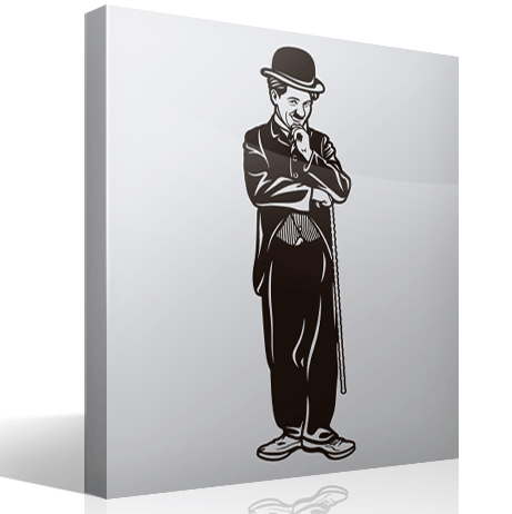 Stickers muraux: Charles Chaplin