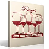 Stickers muraux: Types de vin rouge 3