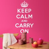 Stickers muraux: Keep Calm And Carry On 2